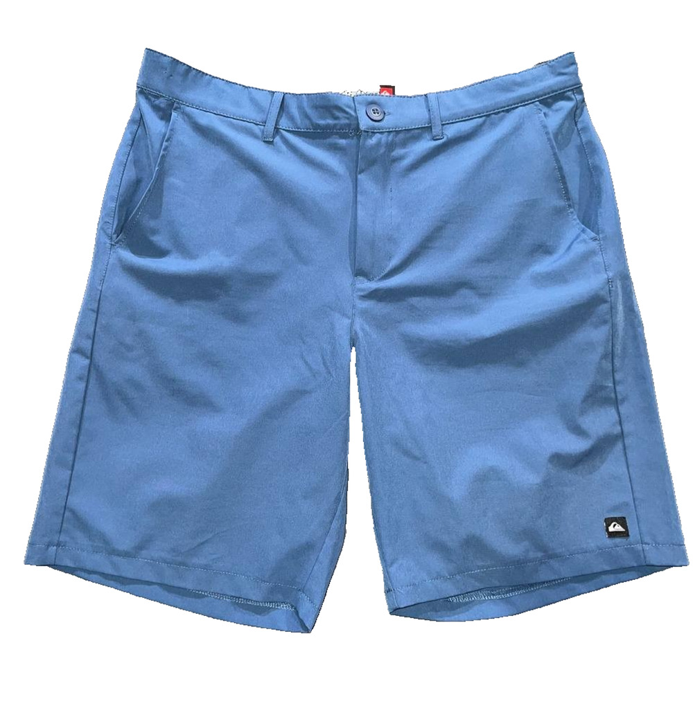 Quicksilver Men's Summer Shorts Size 33 Comfortable Y2K blue chino A010783